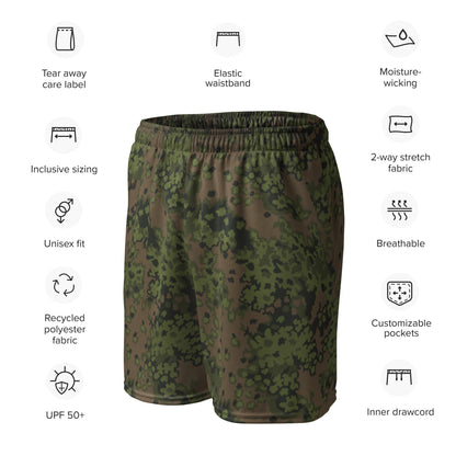 German WW2 Eichenlaubmuster Oakleaf Summer CAMO Unisex mesh shorts - Mesh Shorts