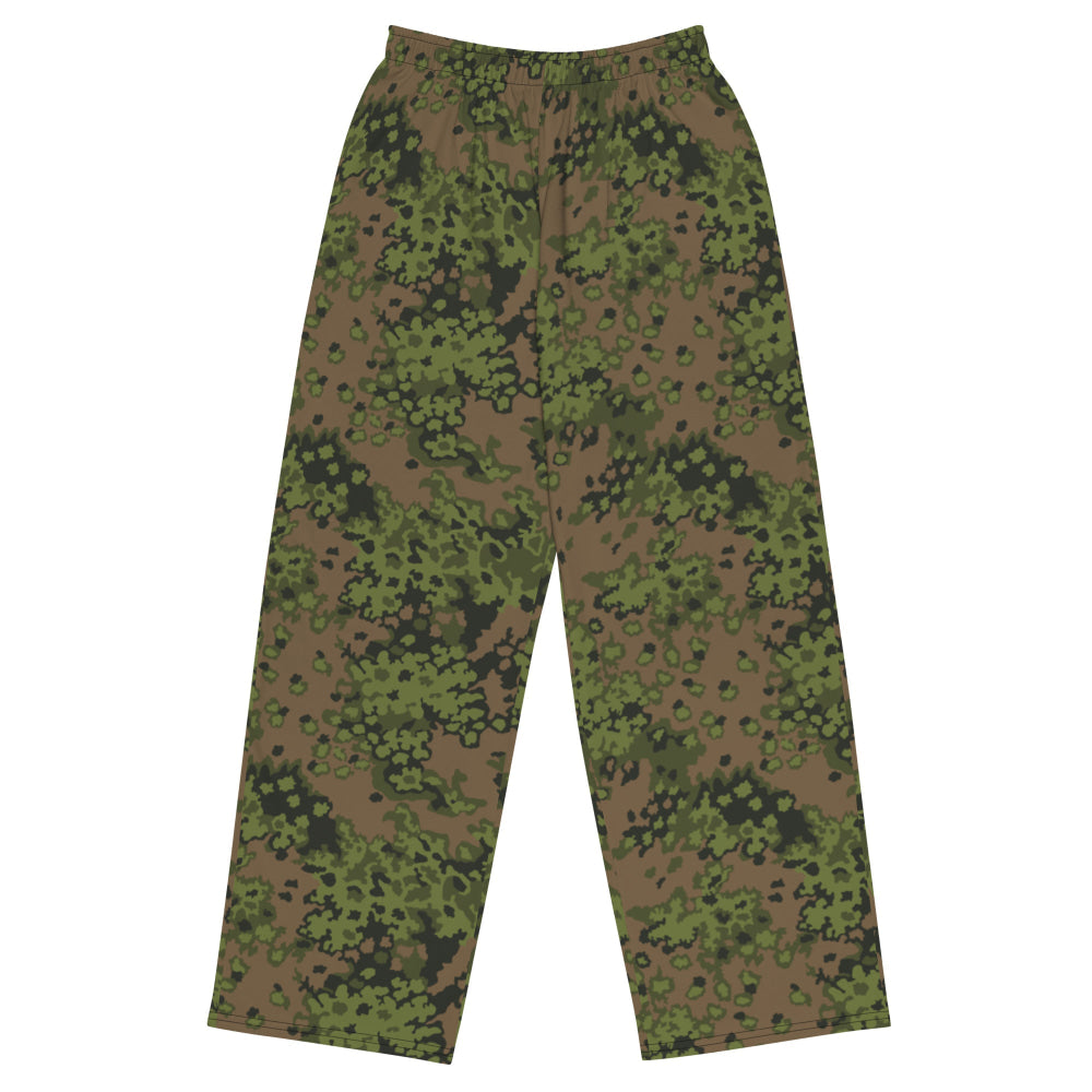 German WW2 Eichenlaubmuster Oakleaf Summer CAMO unisex wide-leg pants - 2XS - Unisex Wide-Leg Pants