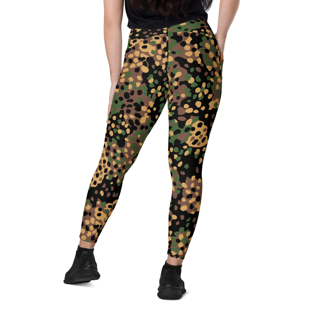 German WW2 Erbsenmuster Pea Dot CAMO Leggings with pockets - Womens With Pockets