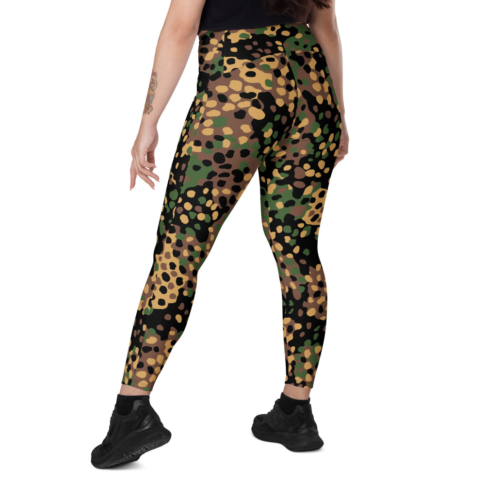 German WW2 Erbsenmuster Pea Dot CAMO Leggings with pockets - Womens With Pockets