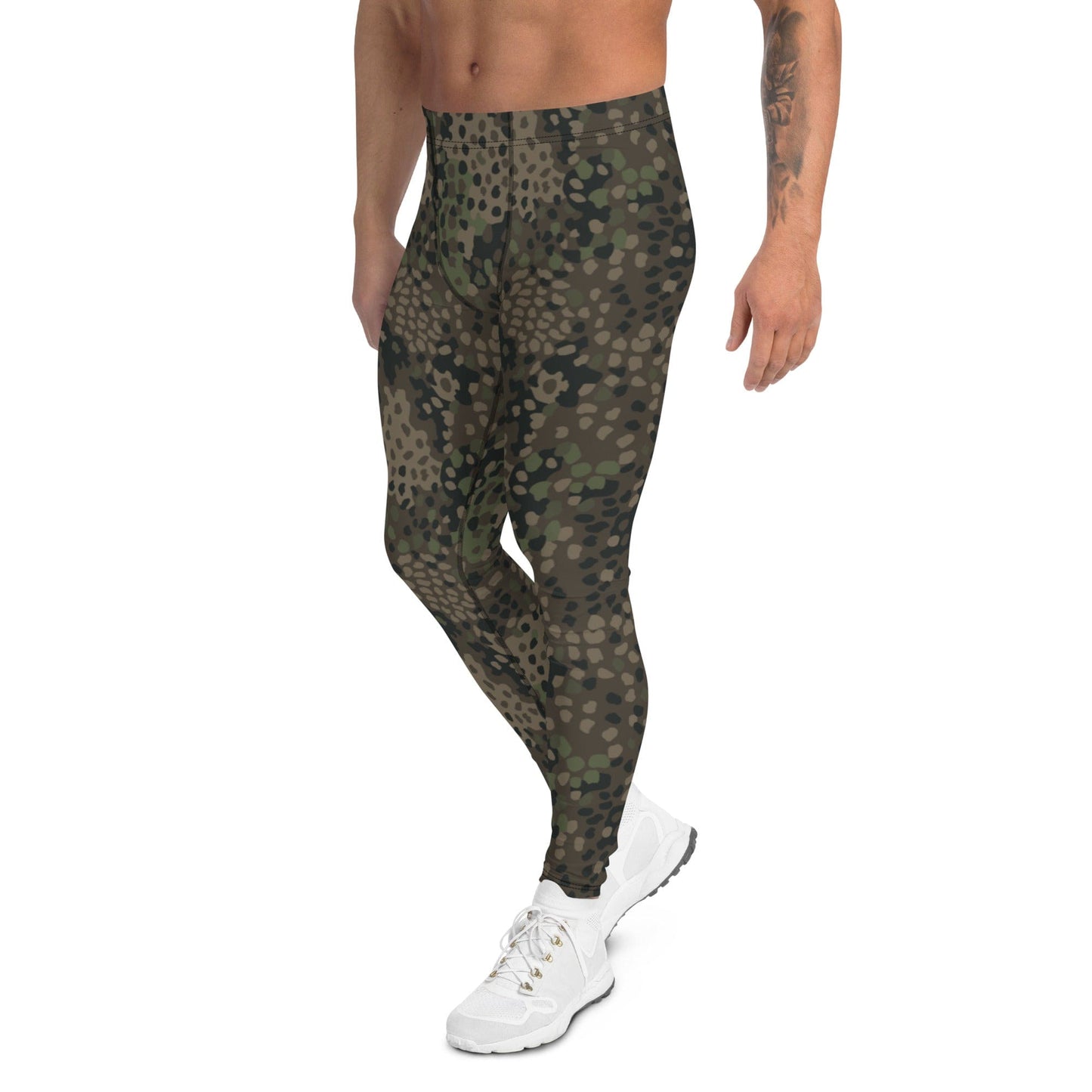 German WW2 Erbsenmuster Pea Dot Pattern 44 CAMO Men’s Leggings - Mens