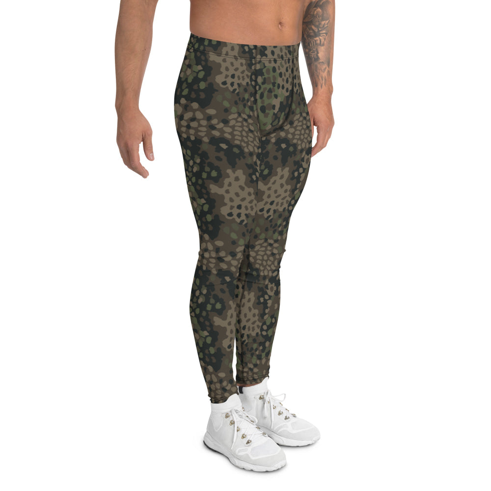 German WW2 Erbsenmuster Pea Dot Pattern 44 CAMO Men’s Leggings - Mens