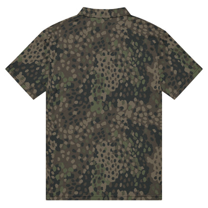 German WW2 Erbsenmuster Pea Dot Pattern 44 CAMO Men’s slim fit polo - Mens Slim Fit Polo