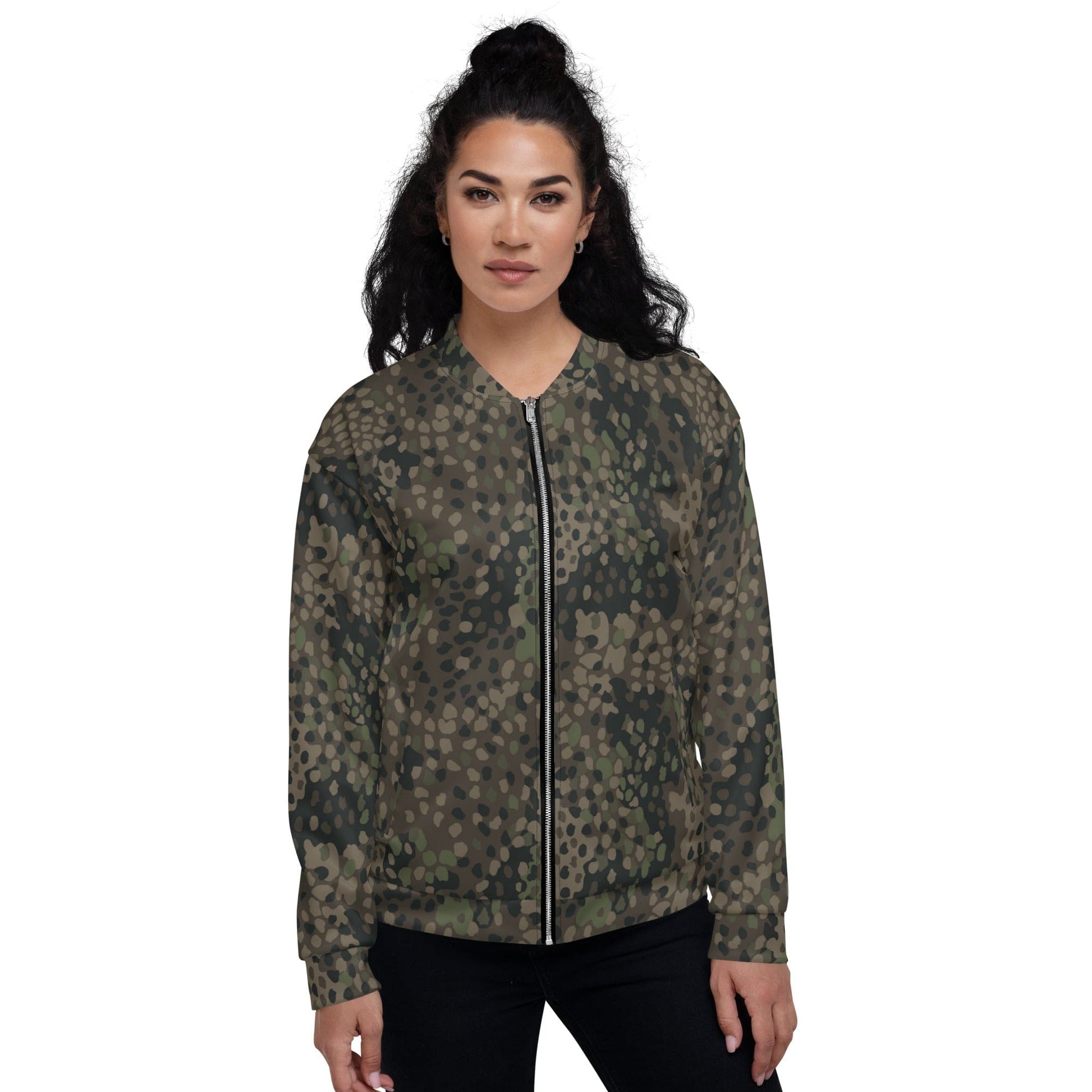 German WW2 Erbsenmuster Pea Dot Pattern 44 CAMO Unisex Bomber Jacket