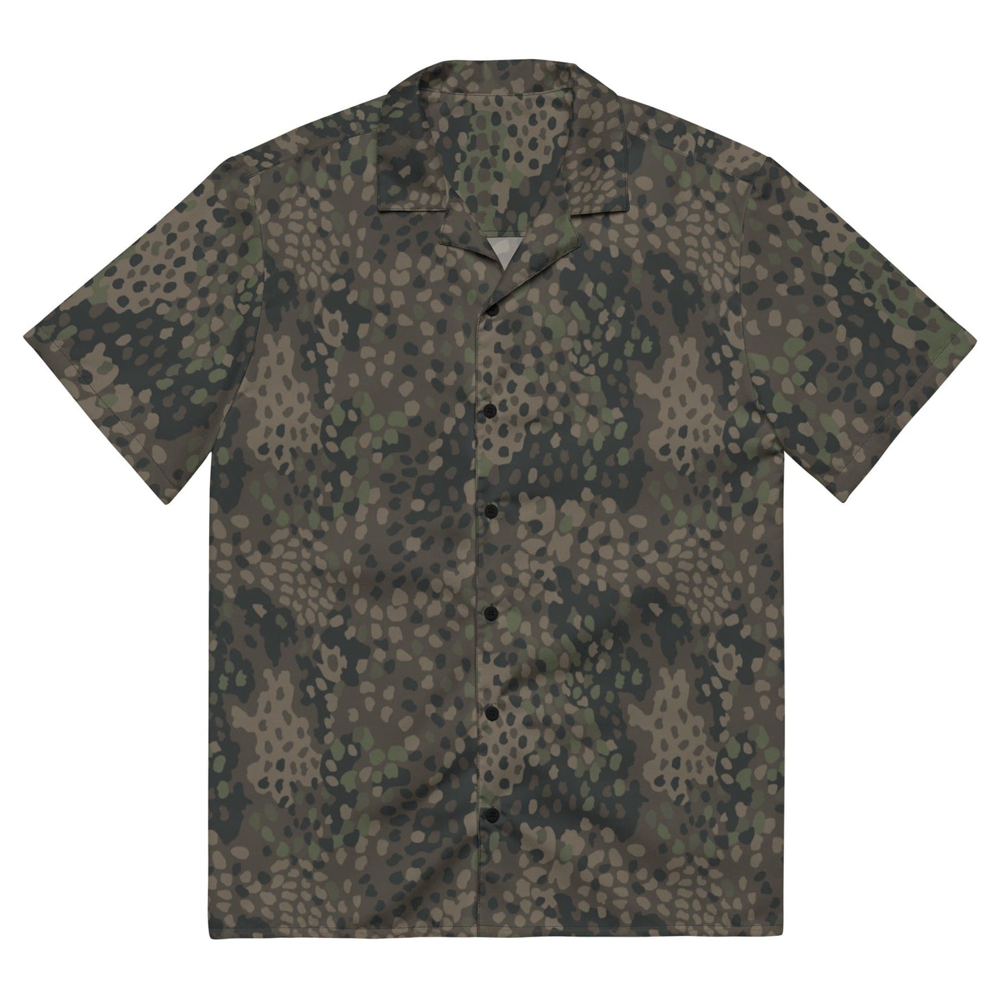 German WW2 Erbsenmuster Pea Dot Pattern 44 CAMO Unisex button shirt - 2XS - Button Shirt