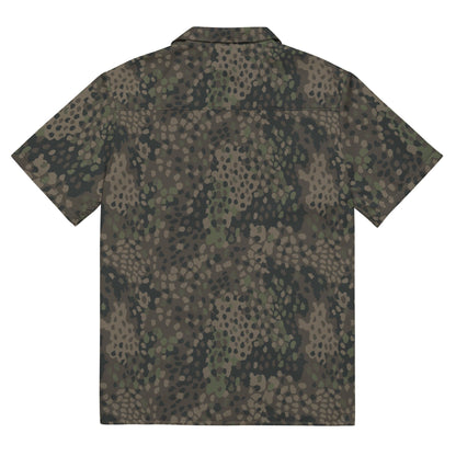 German WW2 Erbsenmuster Pea Dot Pattern 44 CAMO Unisex button shirt - Button Shirt