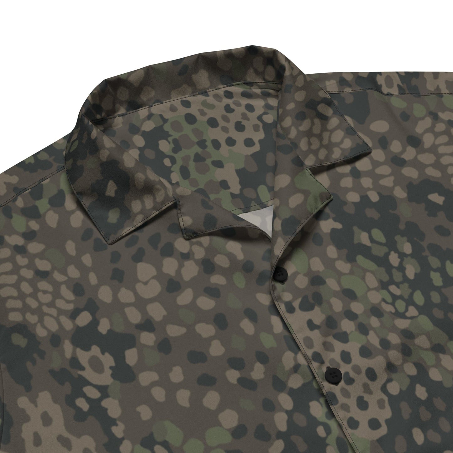 German WW2 Erbsenmuster Pea Dot Pattern 44 CAMO Unisex button shirt - Button Shirt