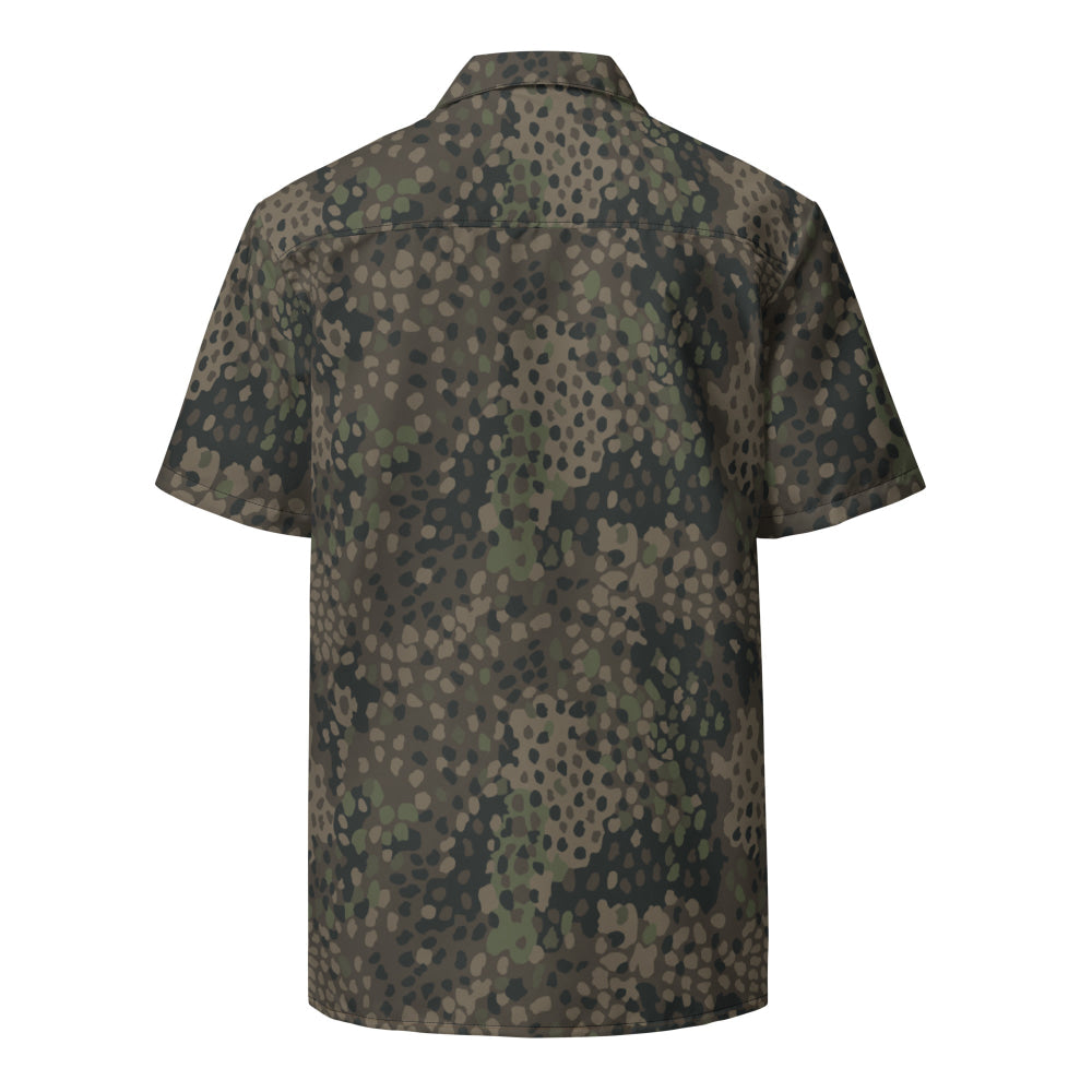 German WW2 Erbsenmuster Pea Dot Pattern 44 CAMO Unisex button shirt - Button Shirt