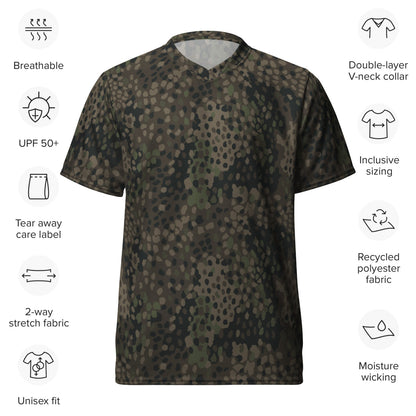 German WW2 Erbsenmuster Pea Dot Pattern 44 CAMO unisex sports jersey - Unisex Sports Jersey