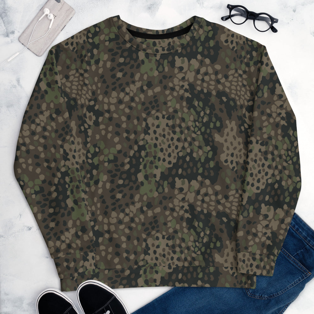 German WW2 Erbsenmuster Pea Dot Pattern 44 CAMO Unisex Sweatshirt