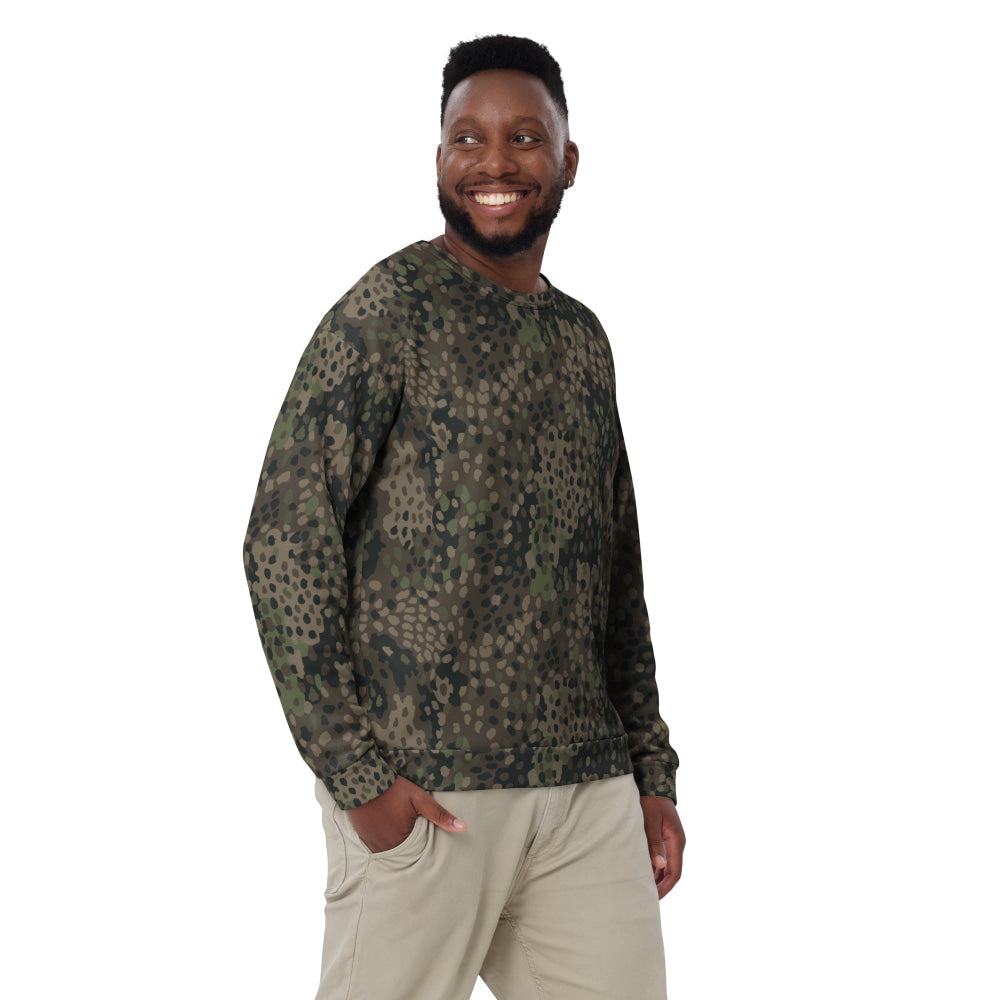 German WW2 Erbsenmuster Pea Dot Pattern 44 CAMO Unisex Sweatshirt