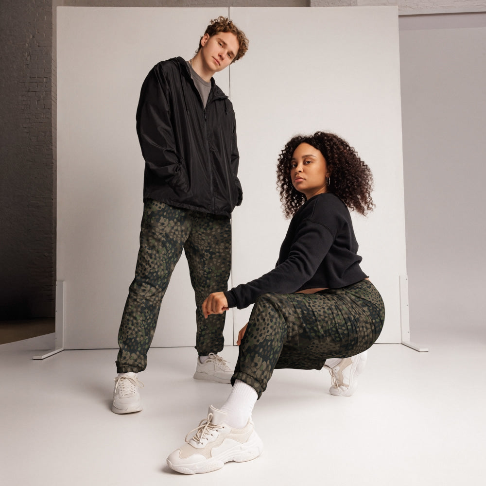 German WW2 Erbsenmuster Pea Dot Pattern 44 CAMO Unisex track pants - Track Pants