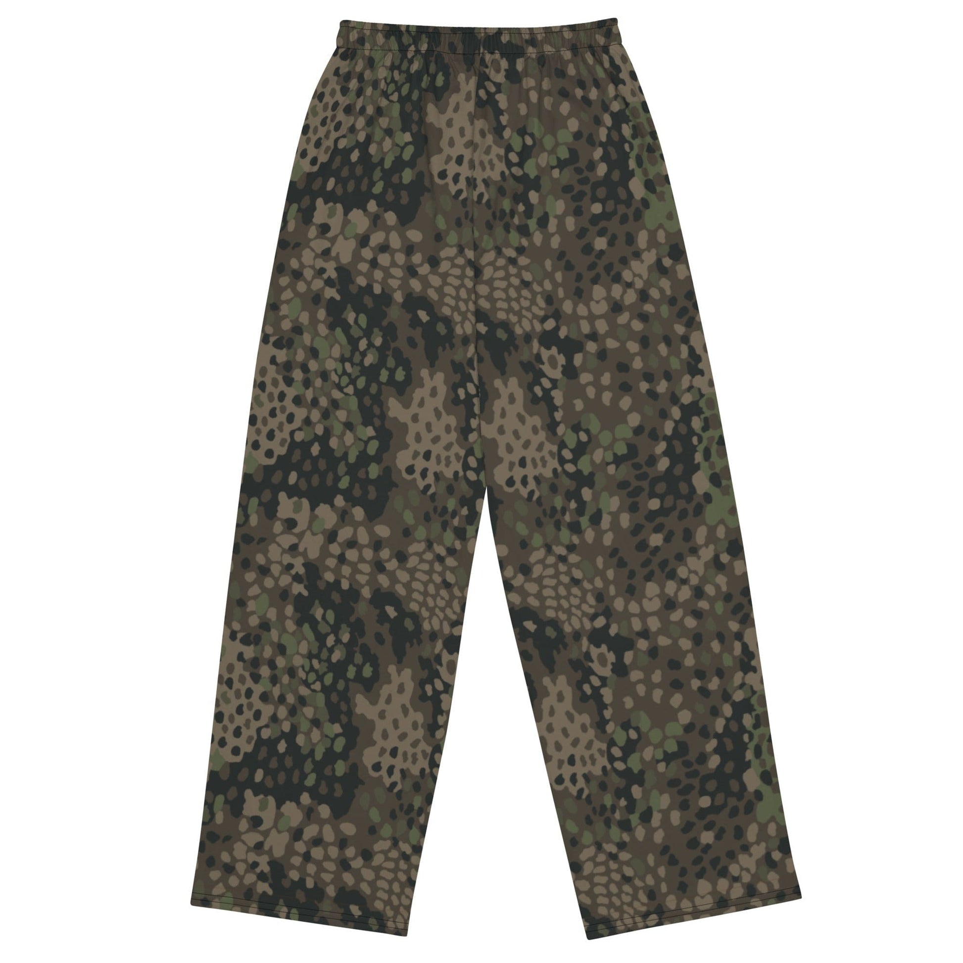 German WW2 Erbsenmuster Pea Dot Pattern 44 CAMO unisex wide-leg pants - Unisex Wide-Leg Pants