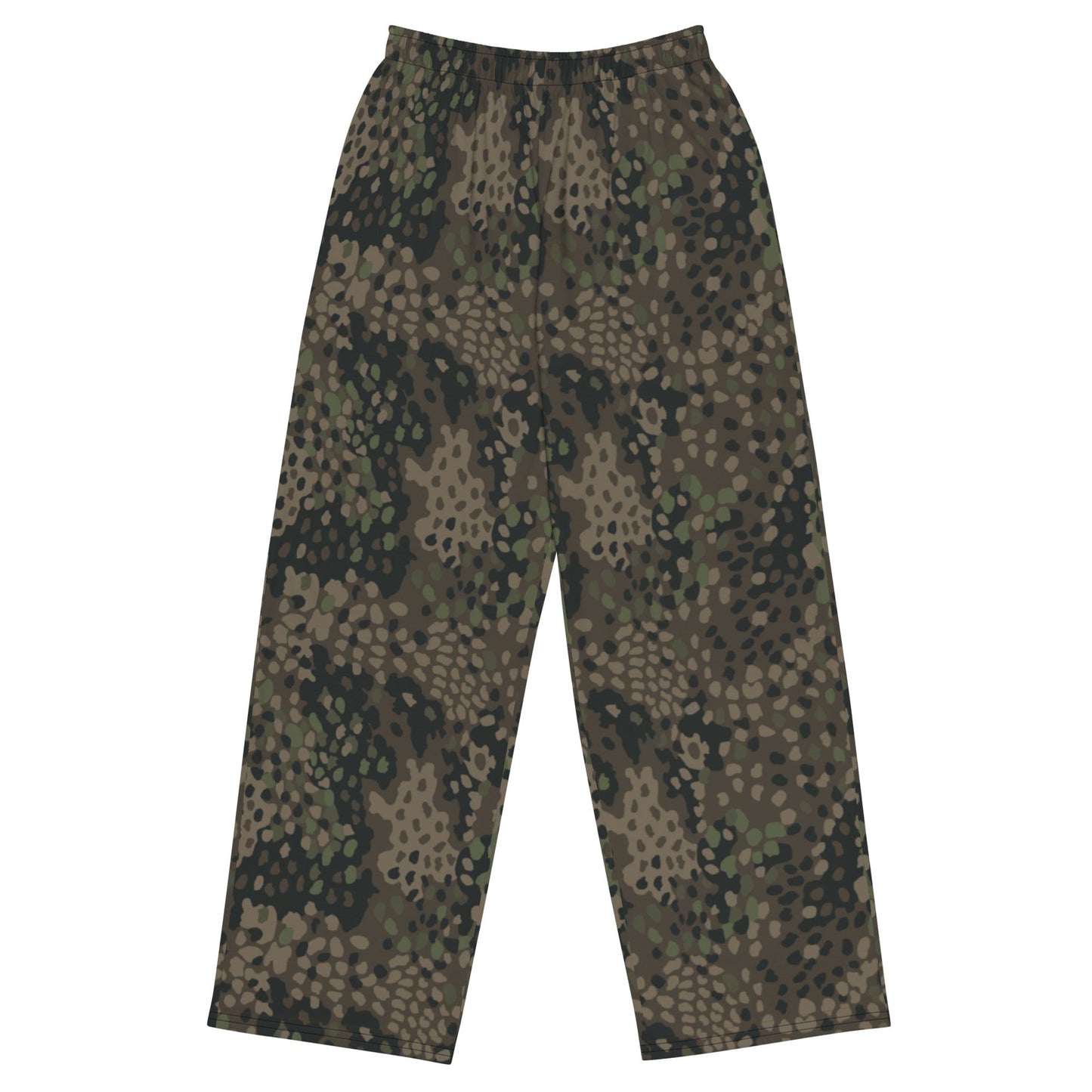 German WW2 Erbsenmuster Pea Dot Pattern 44 CAMO unisex wide-leg pants - 2XS - Unisex Wide-Leg Pants