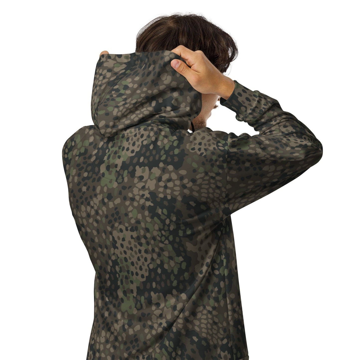 German WW2 Erbsenmuster Pea Dot Pattern 44 CAMO Unisex zip hoodie - Zip Hoodie