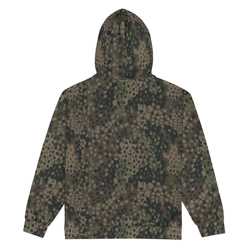 German WW2 Erbsenmuster Pea Dot Pattern 44 CAMO Unisex zip hoodie - Zip Hoodie