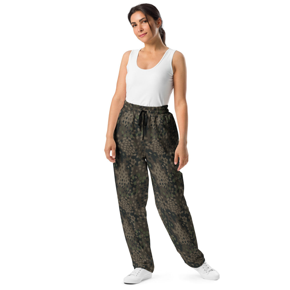 German WW2 Erbsenmuster Pea Dot Pattern 44 CAMO Wide-leg joggers - Unisex Joggers