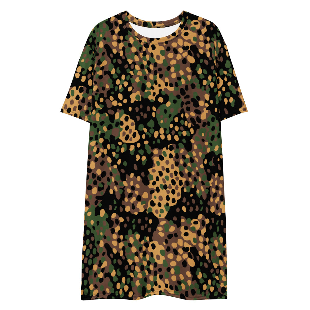 German WW2 Erbsenmuster Pea Dot CAMO T-shirt dress - Womens T-Shirt Dress