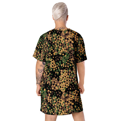 German WW2 Erbsenmuster Pea Dot CAMO T-shirt dress - Womens T-Shirt Dress