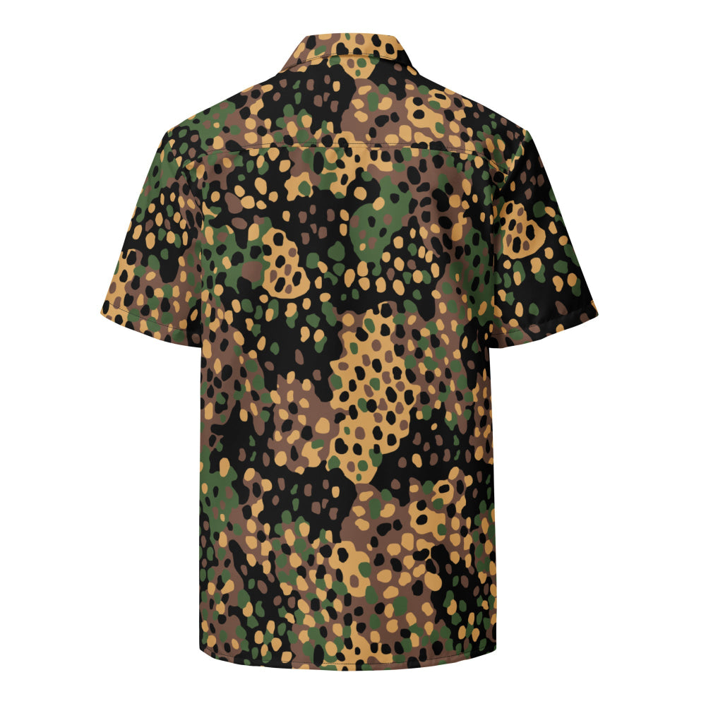 German WW2 Erbsenmuster Pea Dot CAMO Unisex button shirt - Button Shirt