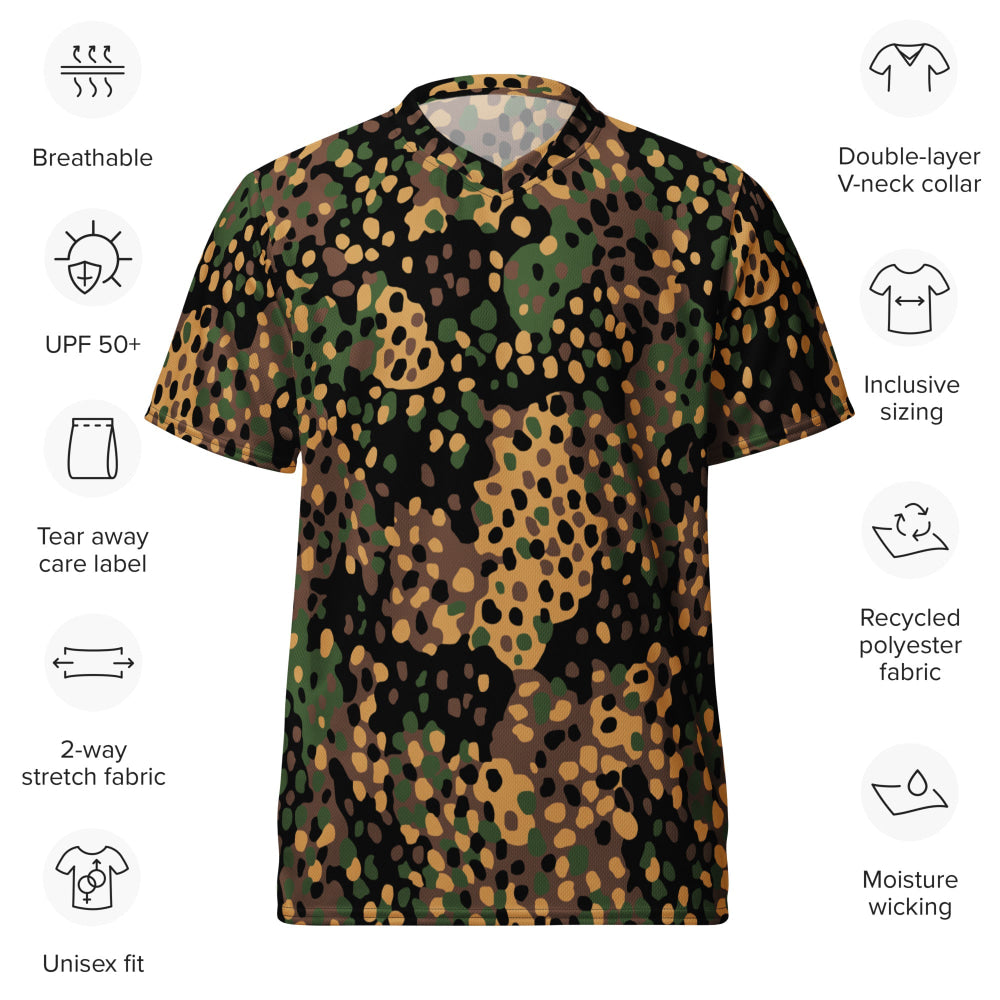 German WW2 Erbsenmuster Pea Dot CAMO unisex sports jersey - Unisex Sports Jersey