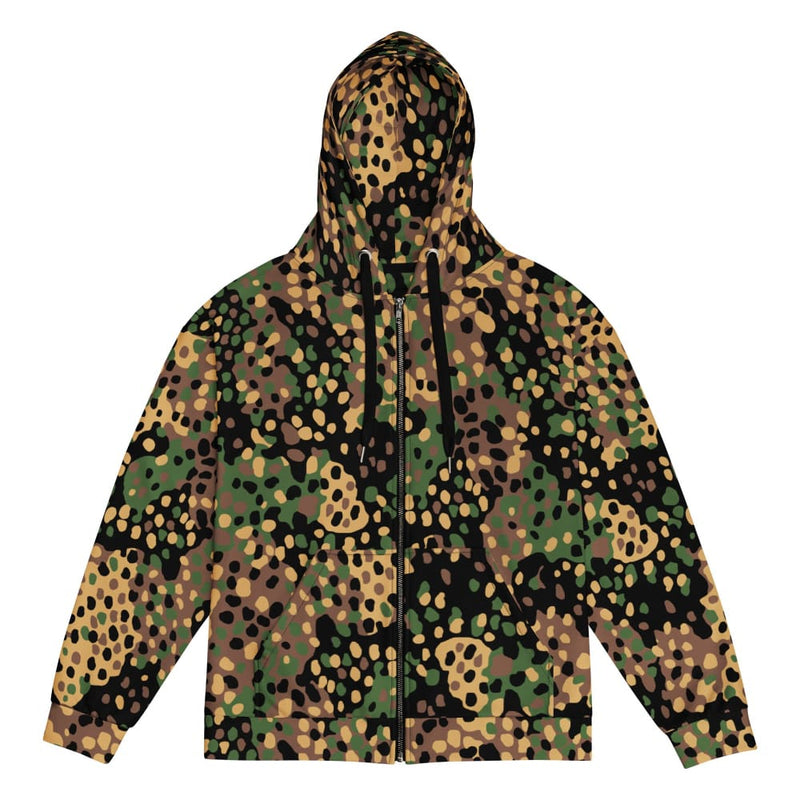 German WW2 Erbsenmuster Pea Dot CAMO Unisex zip hoodie