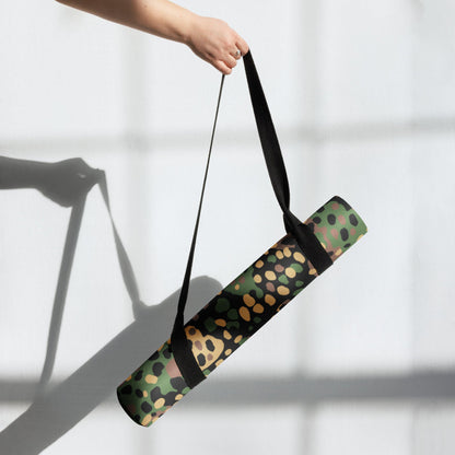 German WW2 Erbsenmuster Pea Dot CAMO Yoga mat