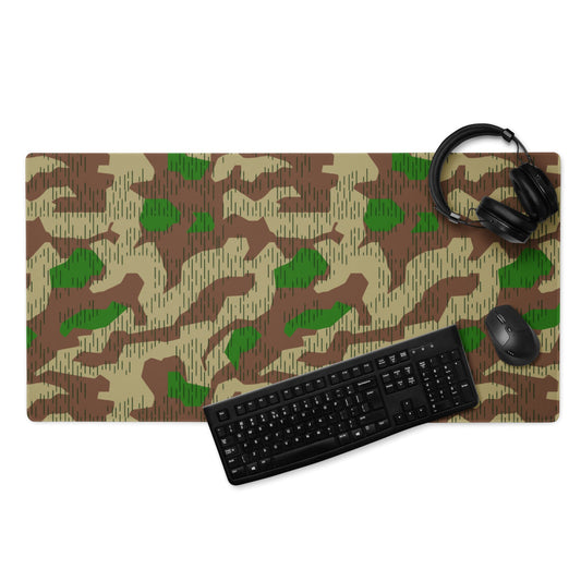 German WW2 Heeres Splittermuster CAMO Gaming mouse pad - 36″×18″ - Mouse Pad