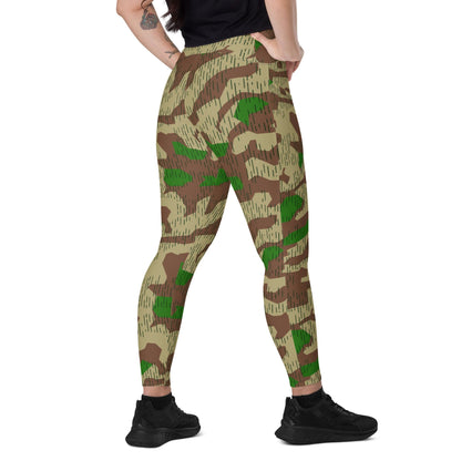 German WW2 Heeres Splittermuster CAMO Leggings with pockets - 2XS - Womens With Pockets