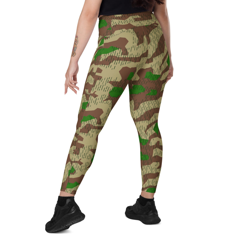 German WW2 Heeres Splittermuster CAMO Leggings with pockets - Womens With Pockets