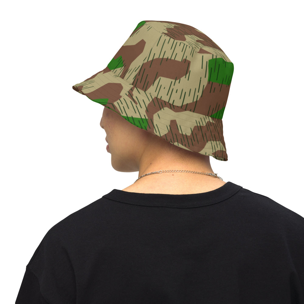 German WW2 Heeres Splittermuster CAMO Reversible bucket hat - Bucket Hat