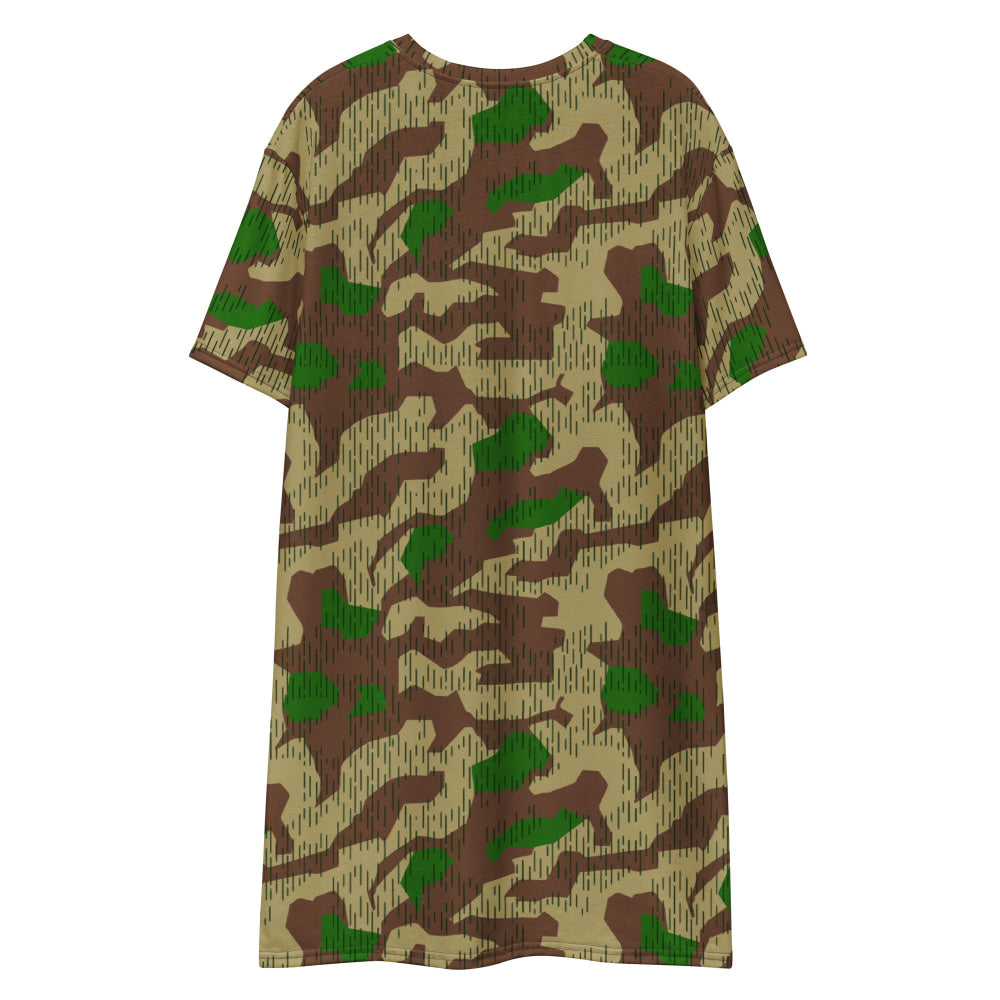 German WW2 Heeres Splittermuster CAMO T-shirt dress - Womens T-Shirt Dress