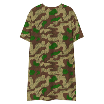 German WW2 Heeres Splittermuster CAMO T-shirt dress - Womens T-Shirt Dress