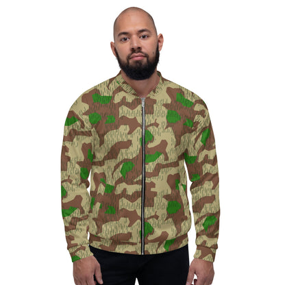 German WW2 Heeres Splittermuster CAMO Unisex Bomber Jacket