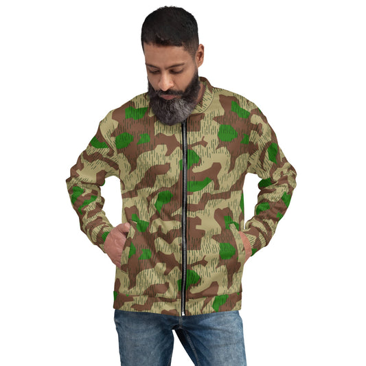 German WW2 Heeres Splittermuster CAMO Unisex Bomber Jacket