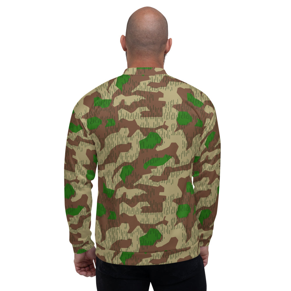 German WW2 Heeres Splittermuster CAMO Unisex Bomber Jacket