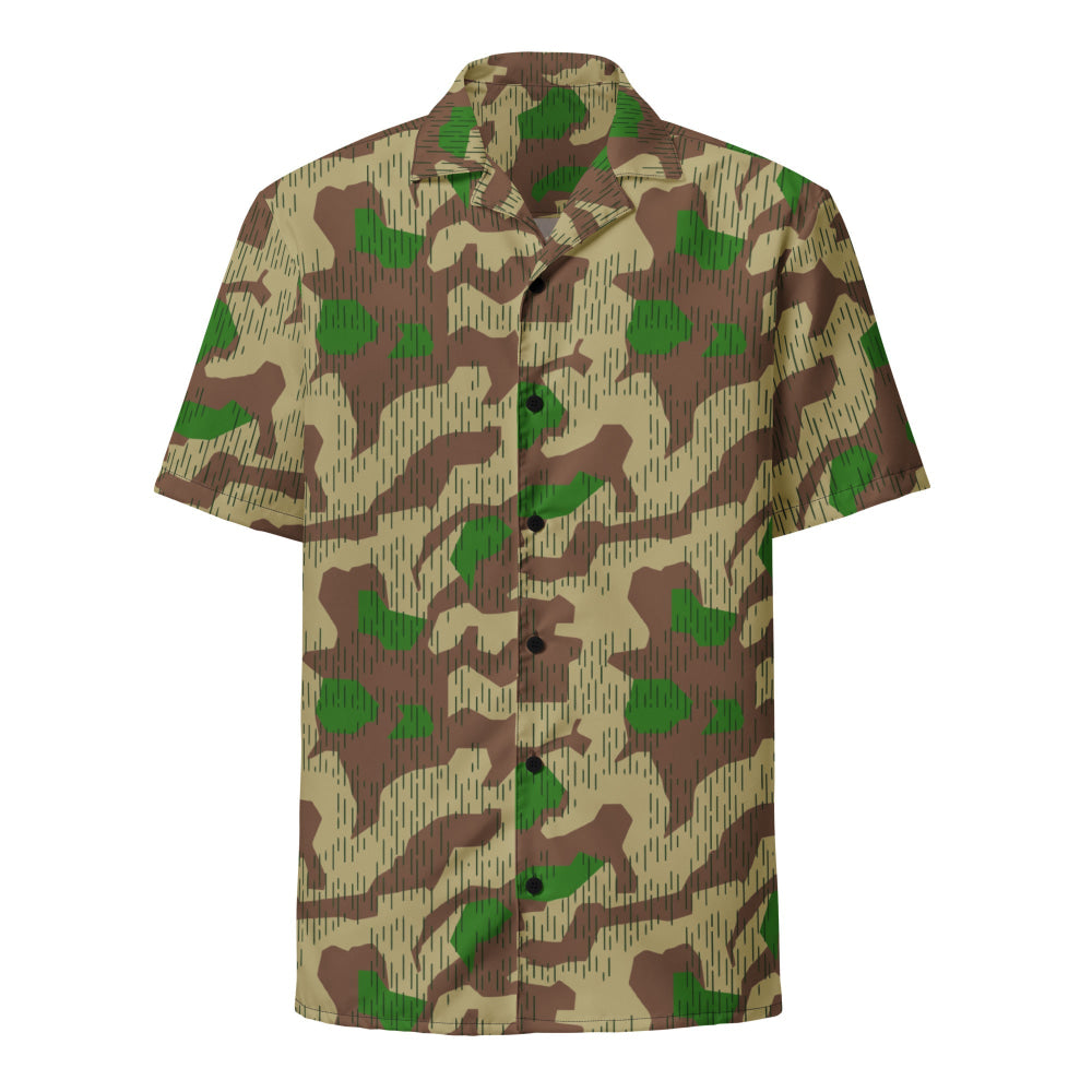 German WW2 Heeres Splittermuster CAMO Unisex button shirt - Button Shirt