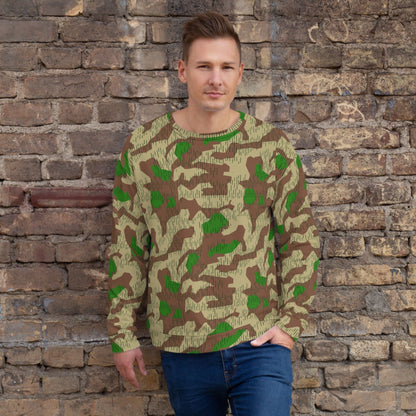 German WW2 Heeres Splittermuster CAMO Unisex Sweatshirt - XS