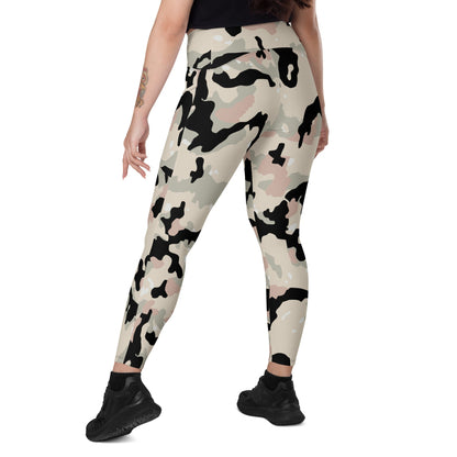 German WW2 Leibermuster Faded CAMO Leggings with pockets - Womens With Pockets