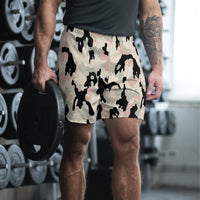 German Leibermuster Faded CAMO Men’s Athletic Shorts - XS