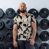 German Leibermuster Faded CAMO Men’s Athletic T-shirt - XS