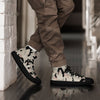 German WW2 Leibermuster Faded CAMO Men’s high top canvas shoes - Black / 5 Mens