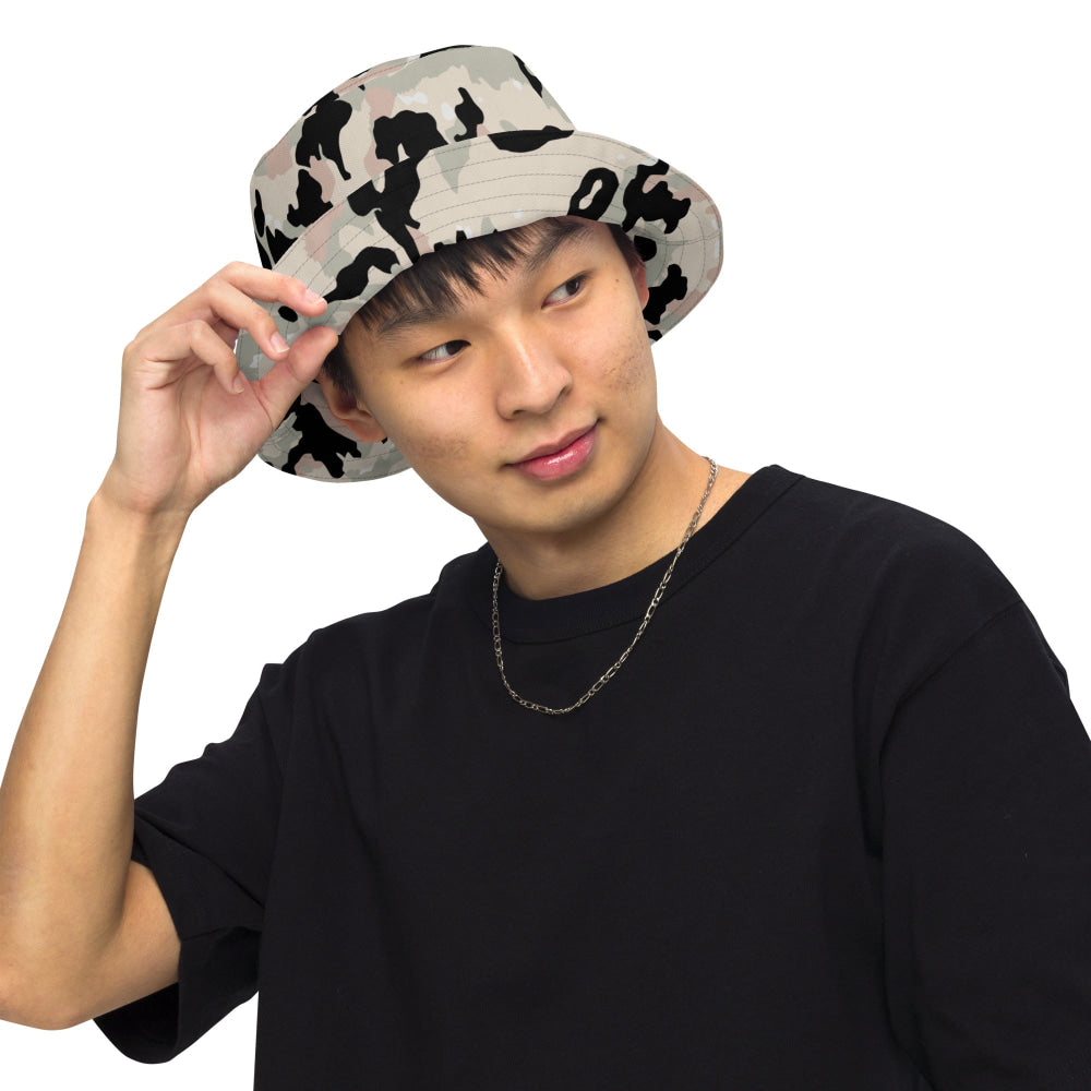 German WW2 Leibermuster Faded CAMO Reversible bucket hat - Bucket Hat