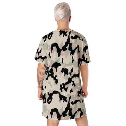 German WW2 Leibermuster Faded CAMO T-shirt dress - Womens T-Shirt Dress