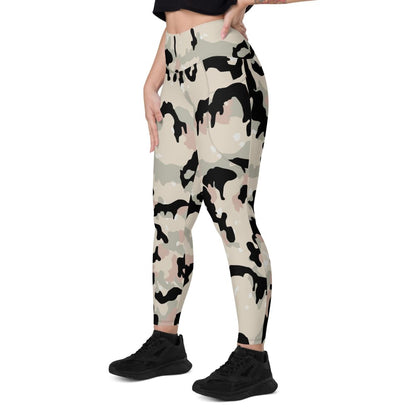German Leibermuster Faded CAMO Women’s Leggings with pockets