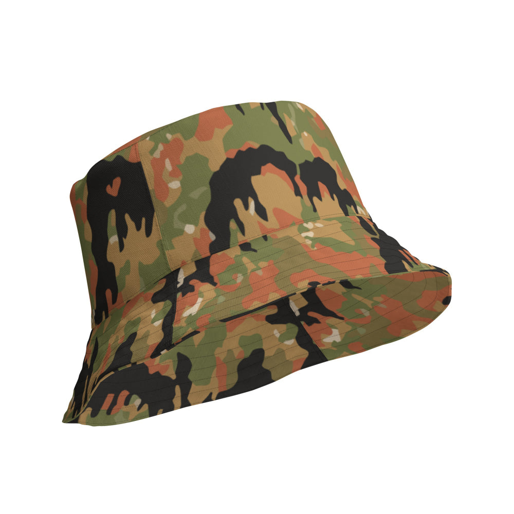 German WW2 Leibermuster CAMO Reversible bucket hat - Bucket Hat