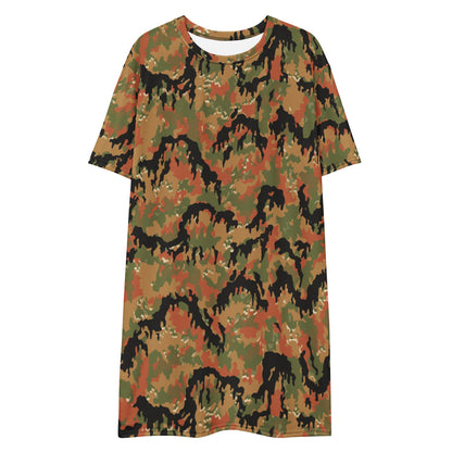 German WW2 Leibermuster CAMO T-shirt dress - Womens T-Shirt Dress