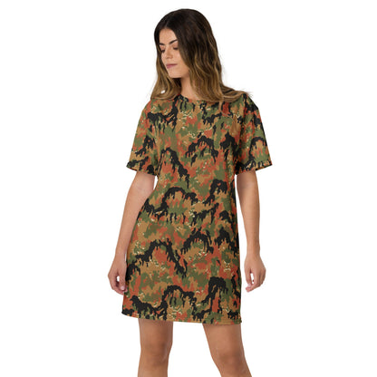 German WW2 Leibermuster CAMO T-shirt dress - Womens T-Shirt Dress