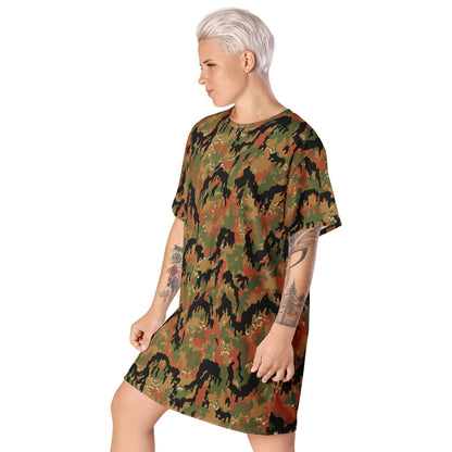 German WW2 Leibermuster CAMO T-shirt dress - Womens T-Shirt Dress