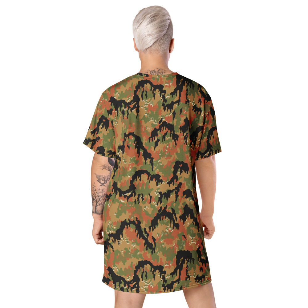 German WW2 Leibermuster CAMO T-shirt dress - Womens T-Shirt Dress